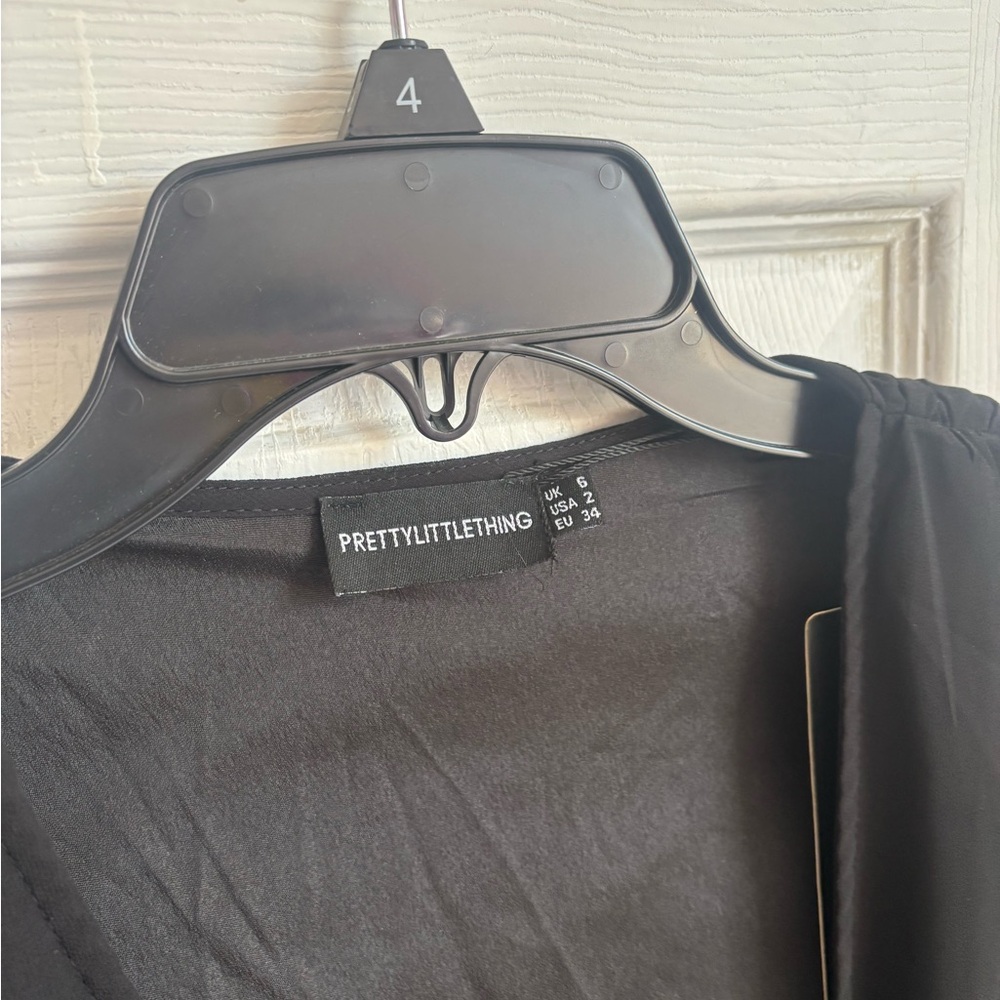 PrettyLittleThing Sheer Black dress